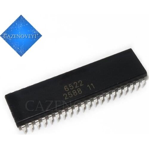 1pcs/lot 6522 MOS6522 MOS-6522 = SY6522 DIP-40 In Stock