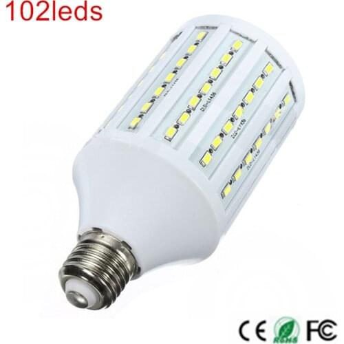 1PCS High Brighter 102led chips SMD 5730 E27 AC90-260V AC110V 220V 240V LED Corn Light Bulb Warm White/Cool White