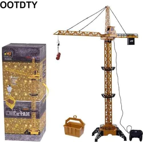 2.4G 6CH RC Crane Remote Control Simulation Sound Effect Engineering Vehicle