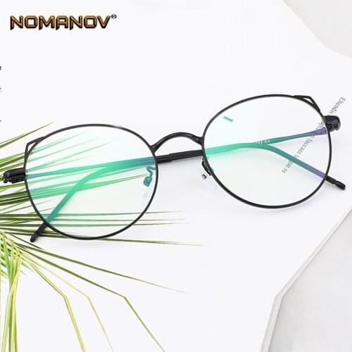 2019 Sale Fashion Cute Lady Catears Frame Custom Made Prescription Optical Lenses Or Photochromic Gray / Brown 0 -0.5 -1 To -6