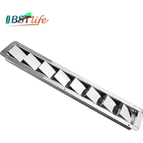8 Slots Stainless Steel 304 Boat Marine Air Louver Vent Grille Ventilation Louvered Ventilator Grill Cover