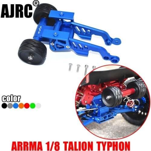 ARRMA 1/8 RC car TALION TYPHON aluminum alloy with anti-tipping double rollers 5th tires head-up tires Adjustable angle AR320379
