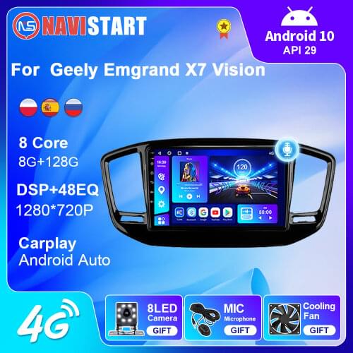 6G+128G Android 10 Car Radio Stereo For Roewe 350 2010-2016 GPS Navigation USB Android Auto 4G WIFI BT Carplay Player 2 Din DVD