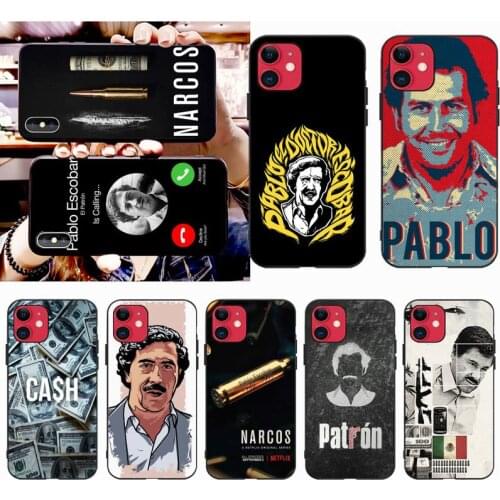 Narcos TV Series Pablo Escobar Phone Case For iphone 12 11 Pro Max Mini XS Max 8 7 6 6S Plus X 5S SE 2020 XR Cover
