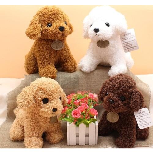 Puppy Teddy Dog Plush Toy Cute Simulation Pets Fluffy Baby Stuffed animal Dolls Birthday Gifts for Children