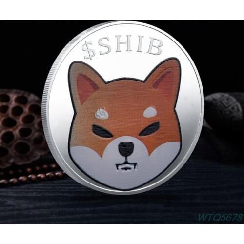 Dogecoin Killer Shiba Inu Coin (SHIB) CRYPTO Metal Gold Plated Physical Shib