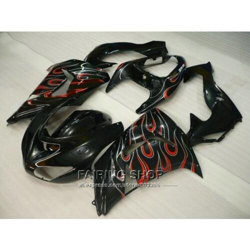 Motorcycle Fairing kit For Kawasaki Ninja zx10r 2006 2007 ( 100%FIT ) 06 07 Injection mold Fairings x68