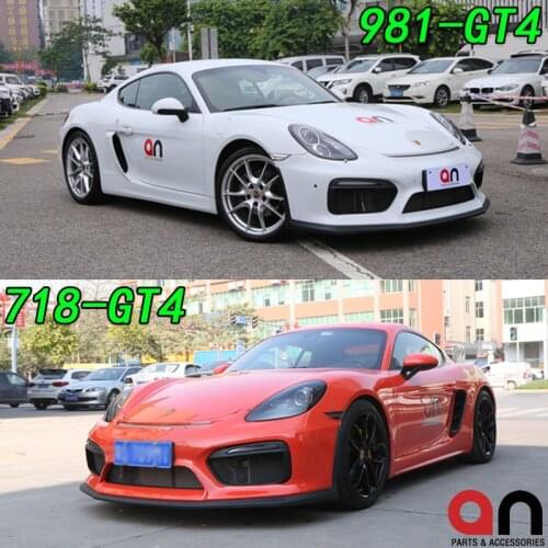 Suit For Gt4 Suit Refitting Large Surround Front Bar and Rear Lip Porsche Kaman 981cayman Boxster