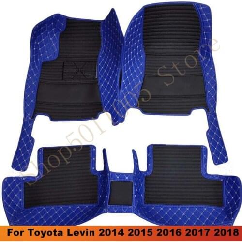 For Toyota Levin 2014 2015 2016 2017 2018 Car Floor Mats Auto Carpets Dash Foot Pads Rugs Interiors Accessories Styling