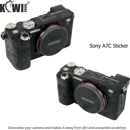 Camera Body Sticker for Sony A7C Skin Cover Anti-Scratch Protective Skin Film Kit Anti-Slide Camera Decoration Accessories