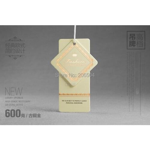 Wholesale Swing Tag Custom Hang Tag Garment Tag Spot Price Tag Printting High Quality DPN050