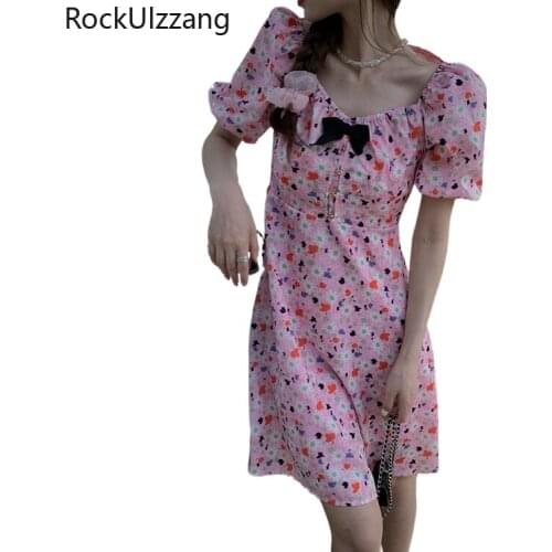 Короткие платья для женщин Rockulzzang China At AliExpress