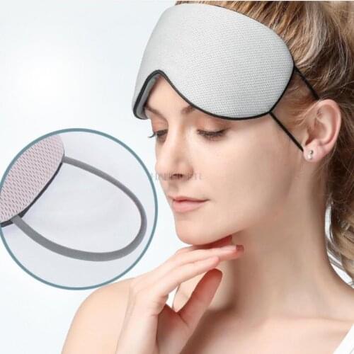 Warm and cold dual-use silk eye mask, shading eye mask, elastic elastic band, can be used in all seasons