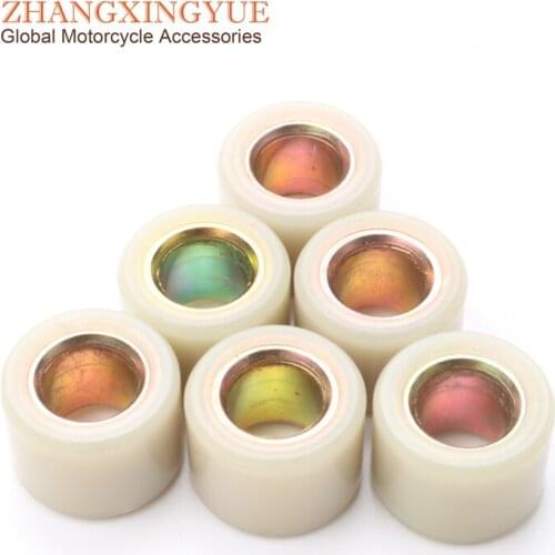 6PC Variator Weights Round 20x15mm 16 gram for Honda SH125 PCX125 Dylan NES 125/150 4-stroke