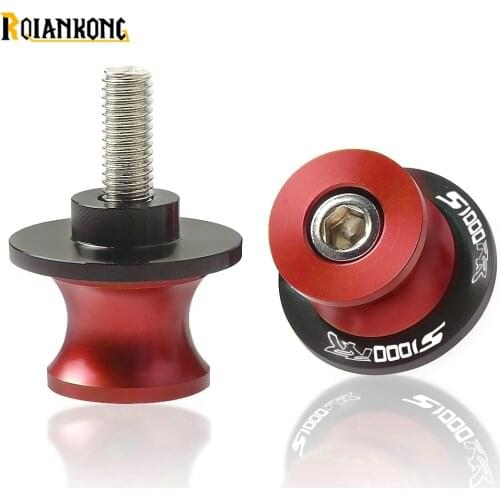 M8 CNC Motor stand screw Swingarm Spools slider Universal For BMW S1000 R RR S1000RR 09-16 S1000R 2014 2015 2016 with Laser LOGO