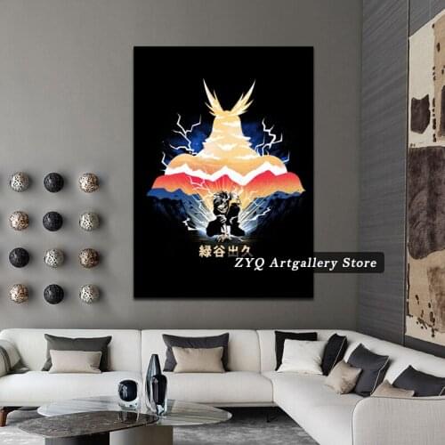 You can be a Hero Home Decor Canvas Painting Wall Pictures Living Room Decoration Art Posters Prints Anime Midoriya Izuku