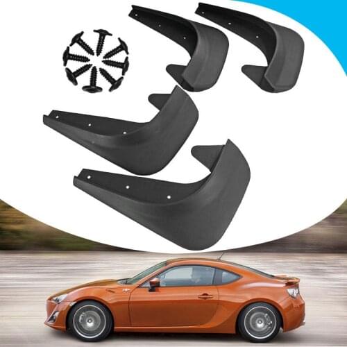 High-grade EVA Plastic Mudguards 4pcs Automobile Universal Splash And Wear-resistant Mudguards Car Accessories