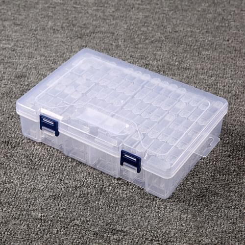 Diamond Painting Accessories Storage Box 12/42/64/84 Grids Option,Jewelry/Manicure DIY Tools Container Case