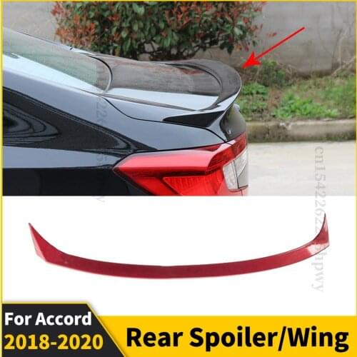 Tail Air Deflector Exterior Part Trim Styling Roof Rear Spoiler Wing Body Kit Decoration for Honda Accord 2018 2019 2020