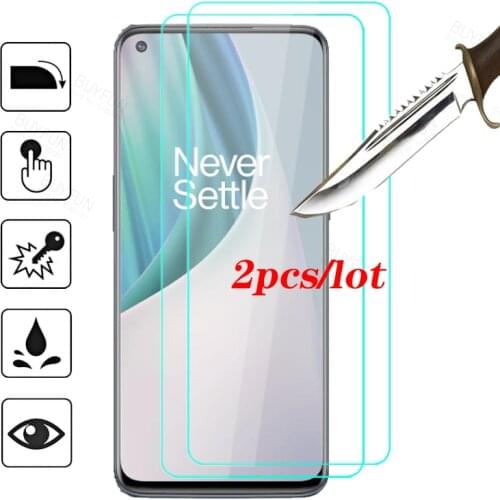 2Pcs Tempered Glass for Oneplus Nord N10 5G Screen Protector Film for One plus Nord N 10 Safety Protective Glass Film