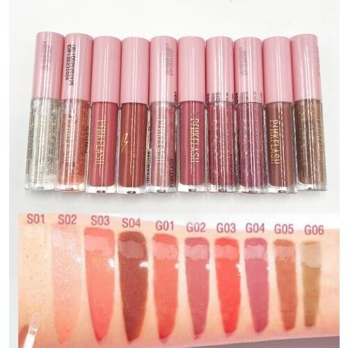 Glitter Liquid Lipstick Long Lasting Waterproof Moisturizing Candy Color Lip Gloss