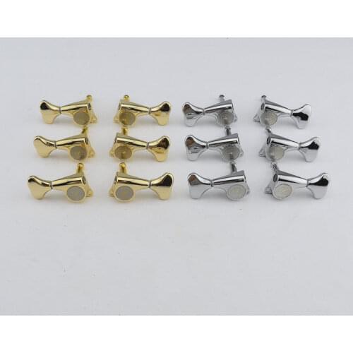 1 Set Super Quality Gear Ratio 1:21 Guitar Machine Heads Tuners Chrome/Gold Guitar Parts MADE IN KOREA