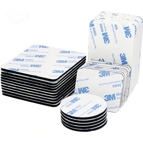 10-100pcs 3M Strong Pad Mounting Tape Double Sided Adhesive Acrylic Foam Tape Two Sides Mounting Sticky Tape Multiple size