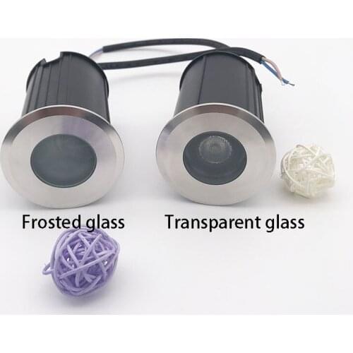 12V 24V 110V 220V ip68 buried light mini Outdoor waterproof 1W 3W LED underground light