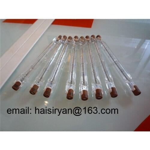 820mm 400v 2500w Clear infrared halogen heating lamp for pet blow moulding machine