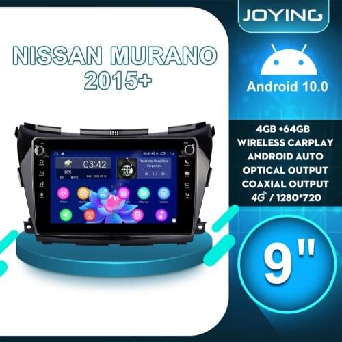 Car Accessories Auto Android 10 Car Radio Stereo Head Unit Multimedia Player Carplay GPS Tape Recorder For Nissan Murano 2015