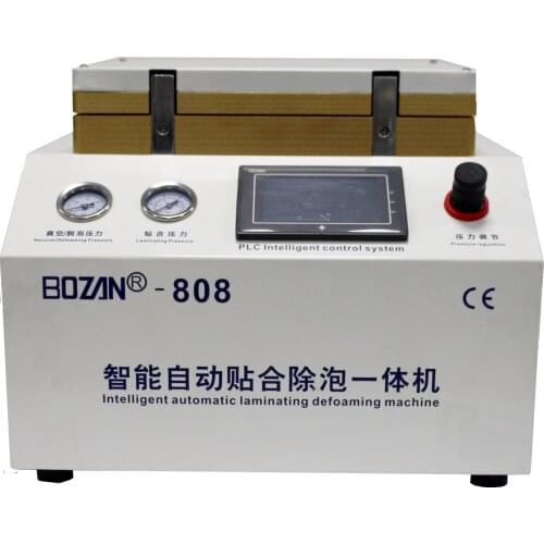 BOZAN 808 12 Inch Vacuum LCD OCA Laminating Machine Debubbler All in One Machine For Touch Screen Refurbish Factory Price