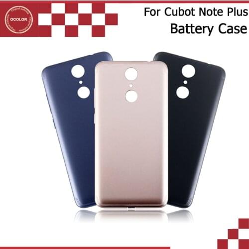 Ocolor For Cubot Note Plus Battery Case Cover Hard Bateria Protective Back Cover Replacement For Cubot Note Plus Mobile Phone