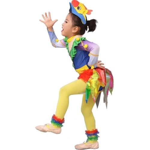 Kids Girls Chicken Beauty Cosplay performance Chicken Costume Kids