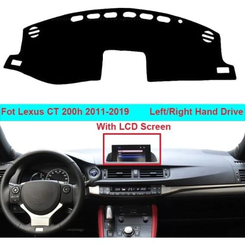 For Lexus CT 200h CT200h 2011 2012 2013 2014 2015 2016 2017 2018 2019 LHD RHD 2 Layers Car Dashboard Cover Carpet Cape Rug Pad