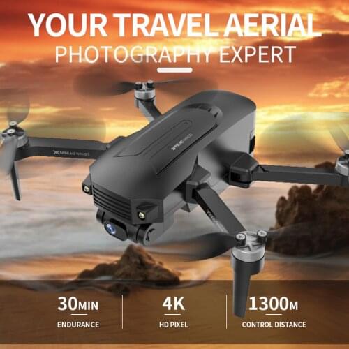 X2000 Two-axis Self-stabilizing Gimbal Foldable Drone GPS Self-returning Brushless Quadcopter 2.4G WIFI 1200M Aerial Helicopter