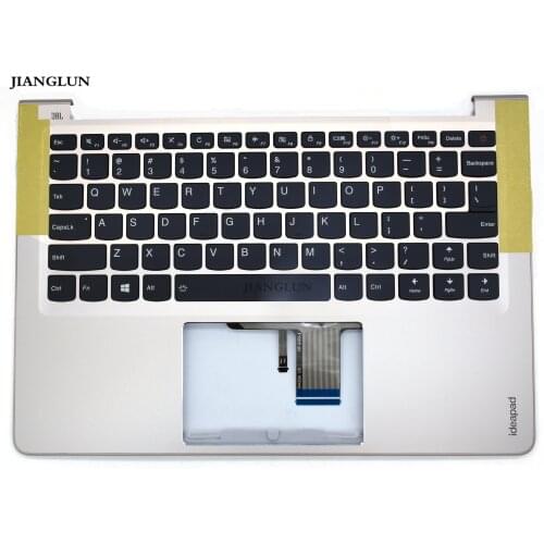 JIANGLUN For Lenovo ideapad 710s-13ISK Gold Color Palmrest with US Layout Keyboard