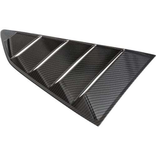 ABS Rear and Side Window Louvers in Black Sun Shade/Rain/Windshield Cover for Chevrolet Camaro 2016 2017 2018