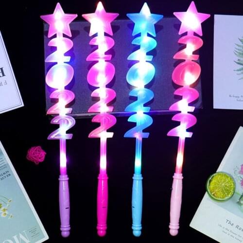 2022 New Year Headband Luminous Light Hair Hoop Headwear Party hair band