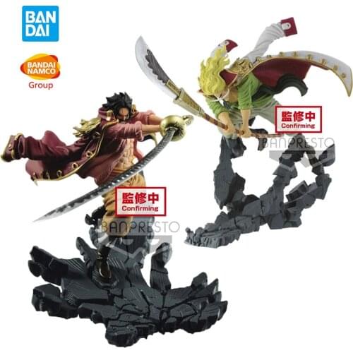 In Stock Banpresto Original One Piece Manhood Goldroger Edward Newgate Action Figure Toys Pvc Model Collectible Brinquedos