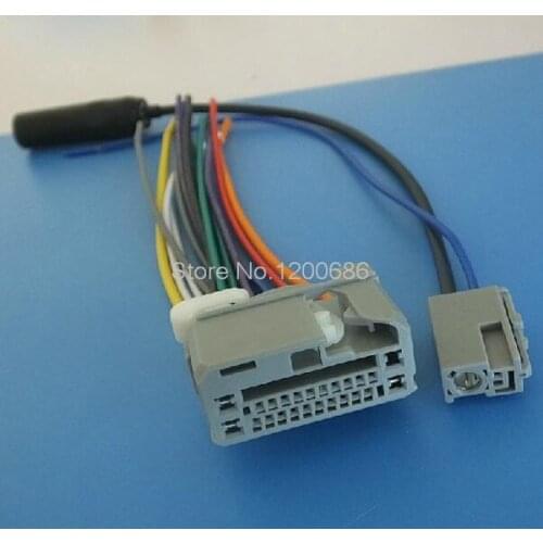 Antenna Install Plug For Honda 2008-2011 Stereo CD Audio Aftermarket Wire Harness Cable +Radio
