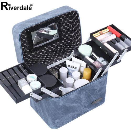 Riverdale Leather Cosmetic Bags