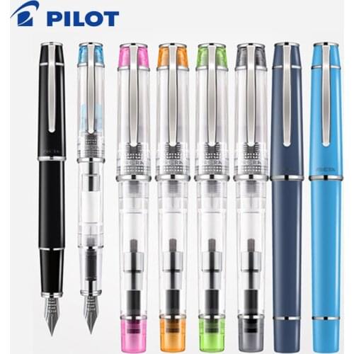 Pilot FPRN-350R Prera Fountain Pen with Ink Converter Transparent Body F/M Tip Perfect Gift Calligraphy Writing Supplies
