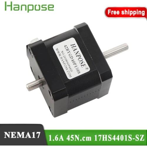 NEMA17 Stepper motor 1.6A 45N.CM 42x40mm 17HS4401S-SZ two aixs motor Laser motor 42 motor For beauty medical machine accessories