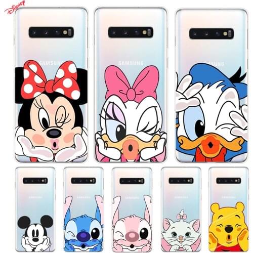 Silicone Cover Diseny Lovely Minnie For Samsung Galaxy S21 S20 FE Ultra S10 S10E Lite S9 S8 S7 Edge Plus Phone Case