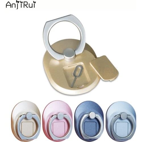 Universal Mobile Phone Stand 360 Degrees Rotation Rings Finger Stand Holder Fit For Mobile phone/iPad/iPod/tablet PC Stand Holde