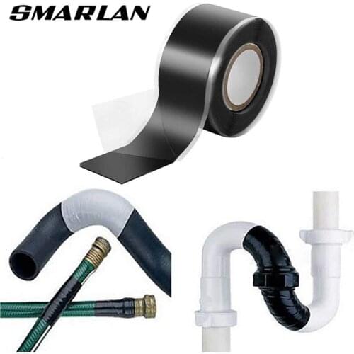 2.5x150cm Universal Super Strong Fiber Waterproof Silicone Tape Self-adhesive Stop Leaks Seal Repair Tape Self Fusing Wire Tape