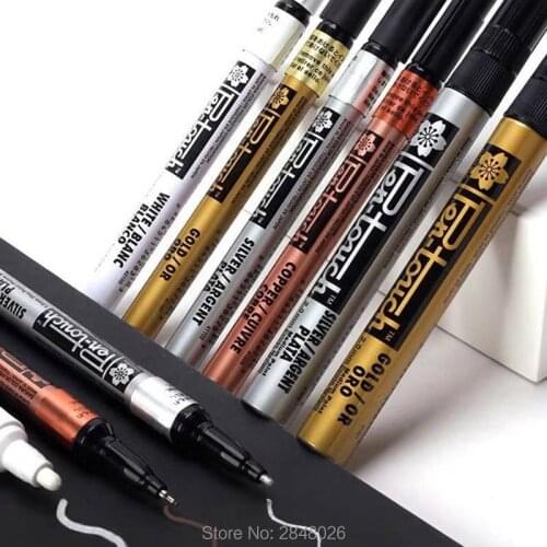 Wax seal Coloring Pen, sealing Wax Pen, Gold Silver White Rose Gold Wax Pen, Paint Pen, Highlight Colorful Pen, Tracing Line Pen