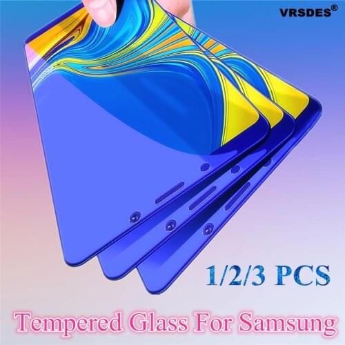 3/2/1Pcs 2.5D Tempered Glass For Samsung Galaxy A9 A7 A8 A6 J6 J4 Plus 2018 Screen Protector Glass For Samsung A9s A750 J6 Prime