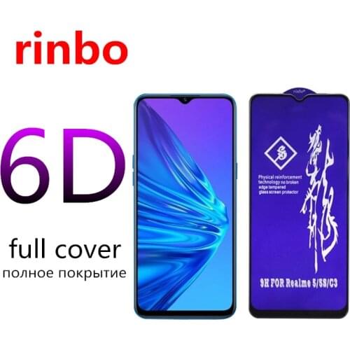 Full Cover Tempered Glass For OPPO Realme 1 2 3 5 5s 6 6i 7 7i X7 X2 X50 Q2 Narzo 10 10A 20 20A Pro Screen Protector Full Glass