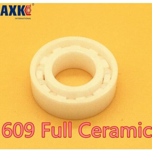 2019 New Sale Rodamientos Axk 609 Full Ceramic Bearing ( 1 Pc ) 9*24*7 Mm Zro2 Material 609ce All Zirconia Ball Bearings